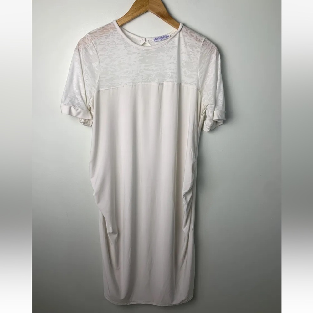 Bluebelle Maternity White Dress Size 16